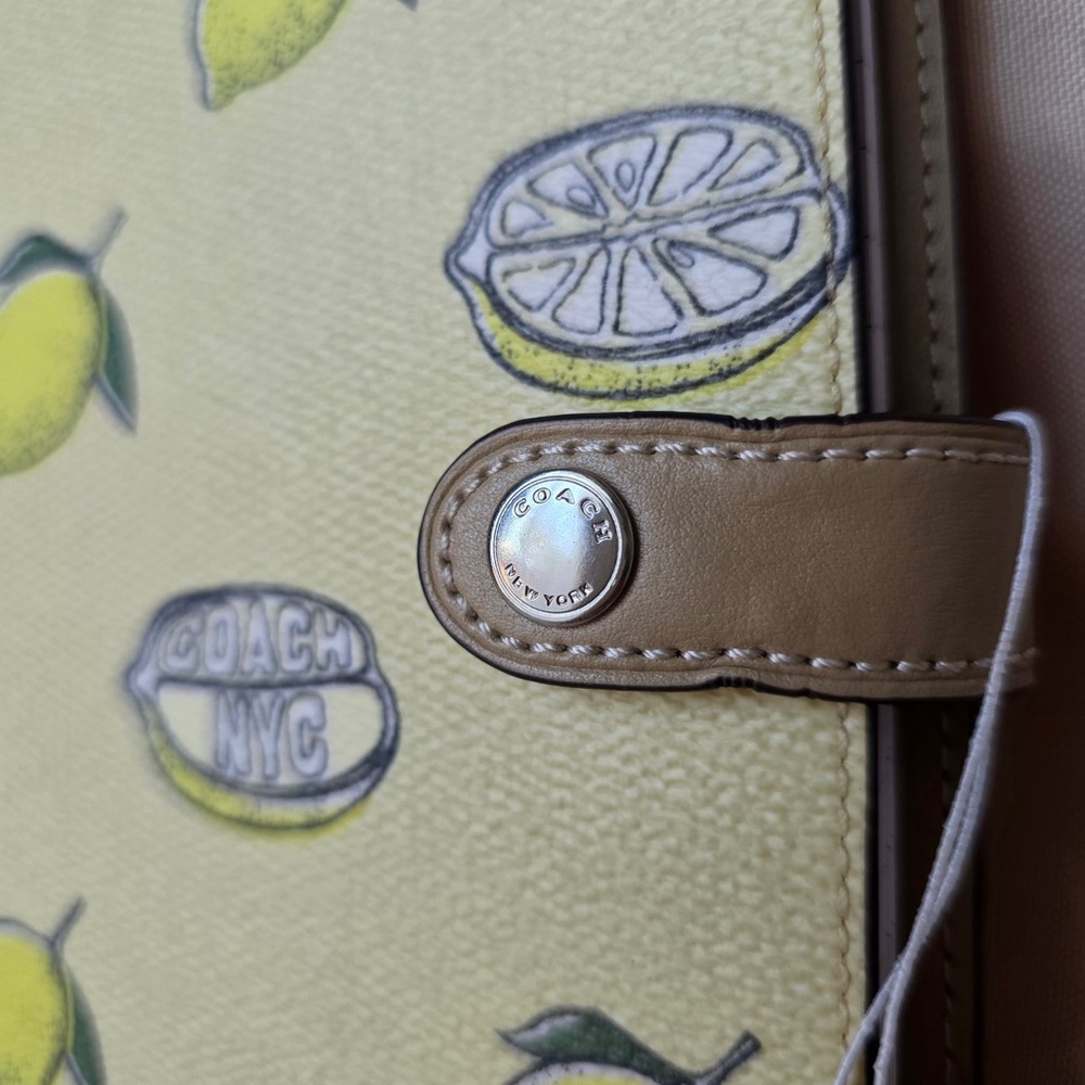 Coach Lemon Notebook Cover + insert - Picture 2 of 11